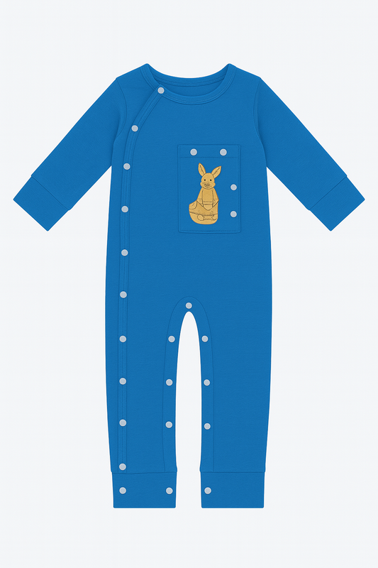 PediaPouch™ Bodysuit – Adaptive Hospital Bodysuit for G-J Tubes & PICC Lines 6M to 5T